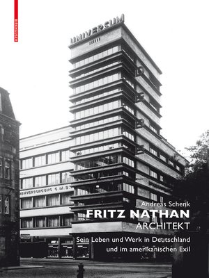 cover image of Fritz Nathan--Architekt